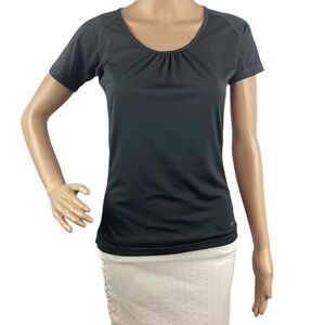 Eddie Bauer Sport Top Size XS Gray Short Sleeve Athletic